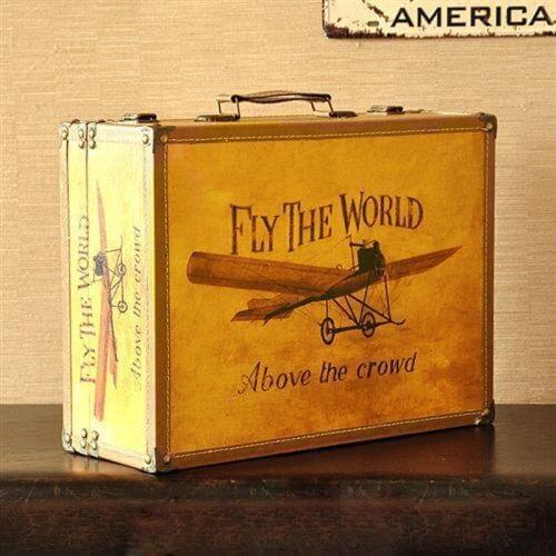 Storage Box Wooden Storage Box Suitcase Makeup organizer Caixa Organizadora Cajas organizadoras Caixa Joyeria Boite de rangement