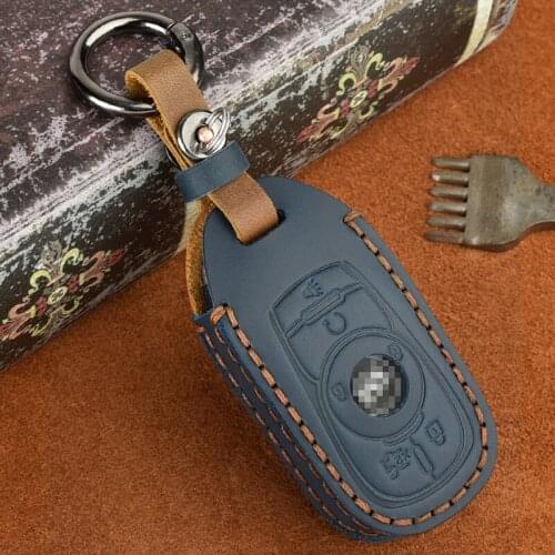 Leather Car Key Case Cover For Buick Opel Astra Insignia Vectra Zafira Vervno GS 20T 28T Shell Car Styling