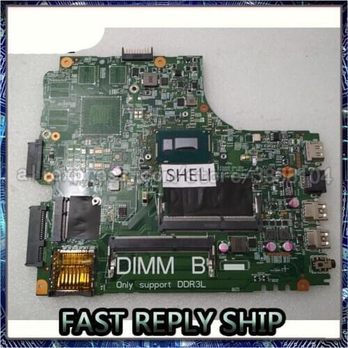 SHELI For DELL 14R 5437 3437 Motherboard 2955U DOE40-HSW CN-09DJXD 09DJXD 9DJXD