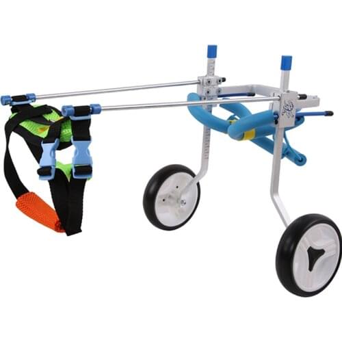 Dog Walking Wheels Stroller Dog Rehabilitation Training Wheelchair Support Adjustable Disabled Walking Auxiliary Trainer