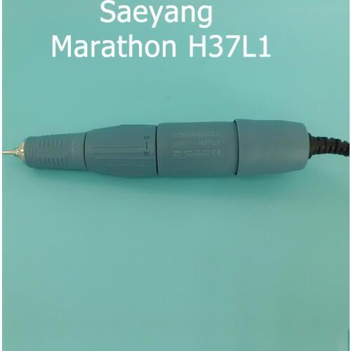 1 PC Original Saeyang Dental Electric Micromotor Handpiece Marathon H37L1 for Dental Lab Grinding Machine Handle Polishing