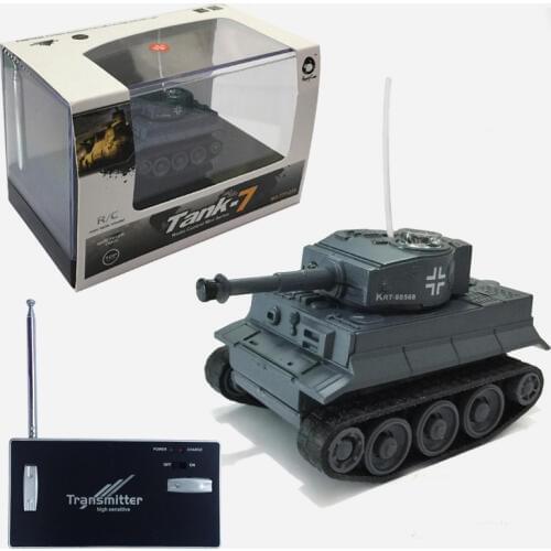Remote Control Tank WWII German Tiger USSR T-34 Simulation Mini Tank Wireless Control RC Car Children Electronic Toy Hot Selling