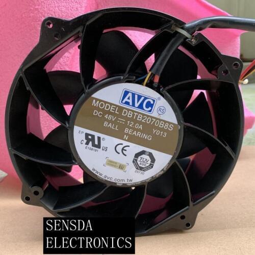 Original For AVC dbtb2070b8s 48v 12A 20070 metal super violent large air volume booster cooling fan