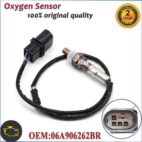 06A906262BR Lambda O2 Oxygen Sensor 5Wire For Audi A3 Seat Altea MPV XL Leon Hatchback Toledo Skoda Octavia Estate V W 1.6