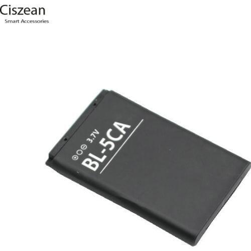 10Pcs/lot BL-5CA BL5CA Phone Replacement Battery For Nokia 1110 1111 1112 1200 2310 5130XM 7600 N70 E60 5030 C2-00 C2-01 X2-01