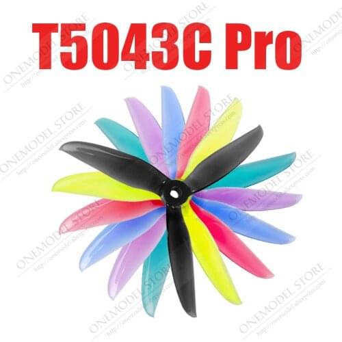 2 Pairs Dalprop Cyclone T5043C Pro 5043 3 Blades 5x4.3 CW CCW Propeller For RC Quadcopter drone racing for Motor FPV
