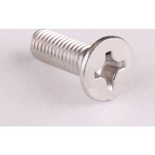 50PCS A2-70 Flat Head Phillips Screws 304 Stainless Steel Machine Screws M2.5 * 10 GB819