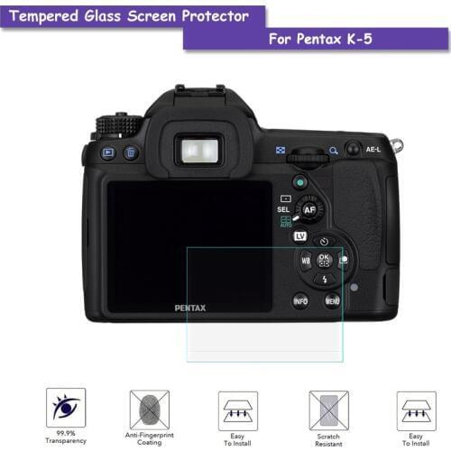 9H Tempered Glass LCD Screen Protector Real Glass Shield Film For Pentax K5 K-5 Camera Accessories