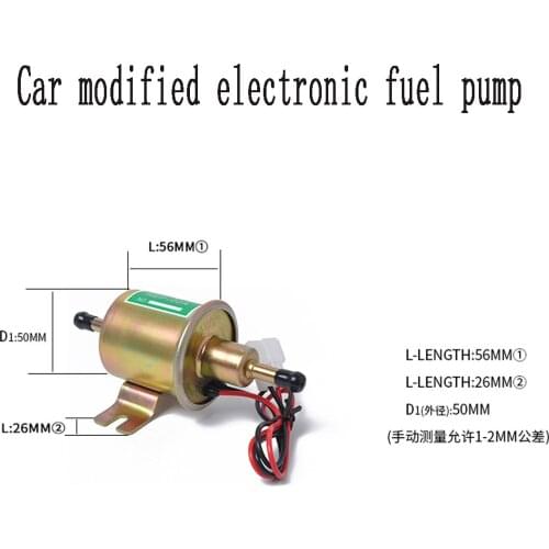 Car Modified Parts HEP-02A Electronic Fuel Pump/fuel Pump 12v/24V Electronic Fuel Pump/diesel Pump