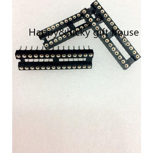 Free shipping!hot sale!Narrow body,DIP28 socket, round hole seat,IC Block, 28P socket, the chip base