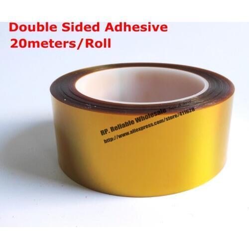45mm*20M 0.1mm Thick, High Temperature Resist, Double Side Adhered Tape, Poly imide for PCB Soldering Mask, BGA