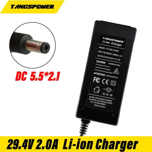 25.2V Hovershoes. Charger 25.9V Output 24V 29.4V 2A Hover Board Ebike Scooter S 7S Dual Interface High Quality Charger