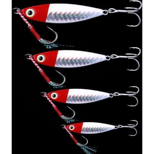 HENGJIA 1PC 7/10/15/20G Hard Lead Metal Fishing Lures Wobbler Isca Crankbait Jigging Pesca Fishing Tackle
