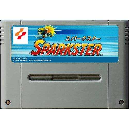 Game cards : SPARKSTER ( Japanese NTSC Version!! )