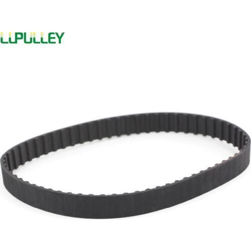 LUPULLEY 2PCS Timing Belt Type L 191L/195L/202L/206L/210L/217L/220L/225L/230L/236L/240L 20mm/25mm Width Black Rubber Pulley Belt