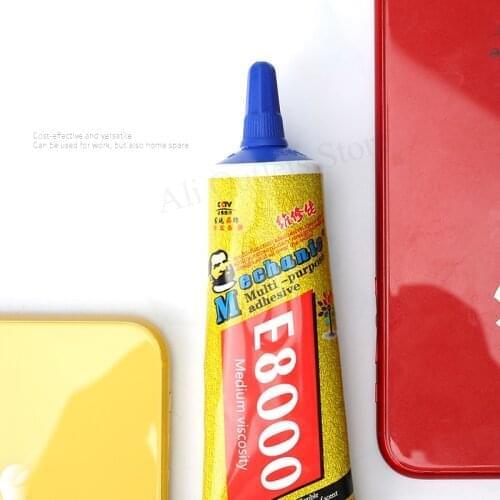 MECHANIC 15ml E8000 Strong Glue Clothes Leather Adhesive DIY Jewelry for Cell Phone Touch Screen Glass Super Glue