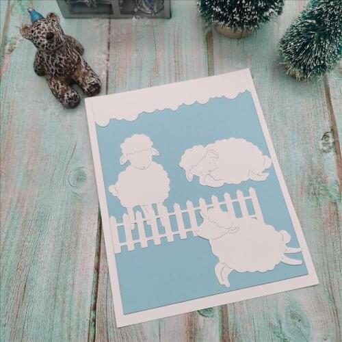 Metal cutting dies sheep dies for DIY Scrapbooking Embossing Decorative Crafts Supplies Cards Making