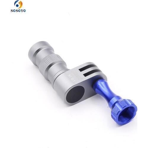 Metal Bicycle Axle Wheel Hub Bracket bike Fixed holder with Long screw For GoPro Hero 8 7 6 5 Sjcam Dji Osmo Camera Accessories