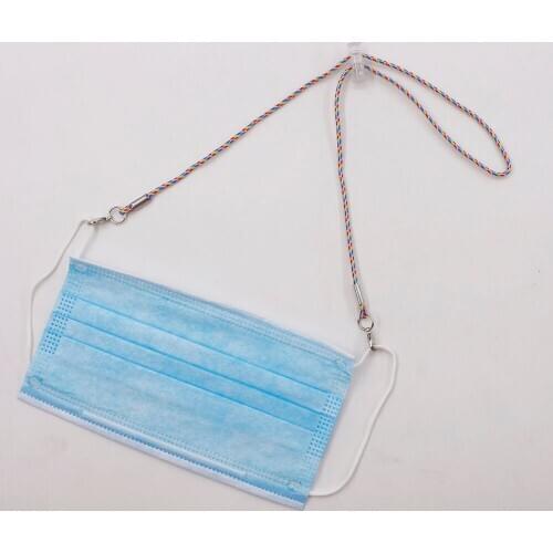 Multipurpose Adjustable Face Mask Lanyard Handy Convenient Safe Facemask Rest&ear Holder Rope Hanging Neck Rope Protection Halte