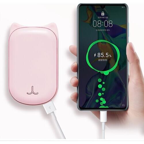 DIOZO 2020 New USB Rechargeable Hand Warmer Mobile Power Warmer Christmas gift