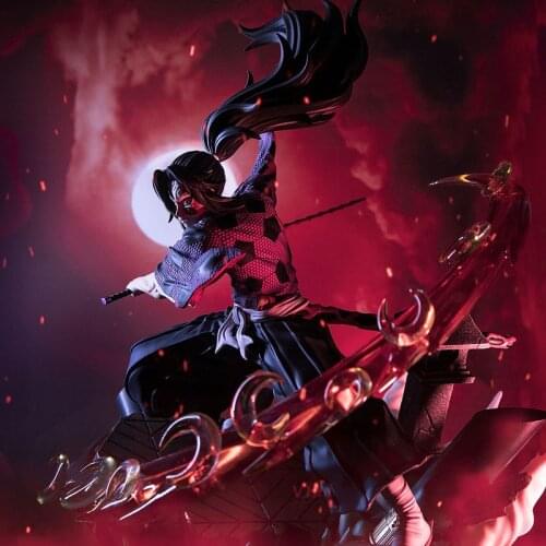 Presale Demon Slayers Blade Twelve Ghost Moon Winding Chi Black Death Mou GK Limited Statue Figure