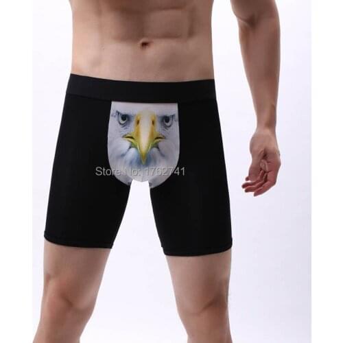 Male Underwear Cool Underpants Eagle Modal Ice Silk Underware Men Boxers Comfortable Soft Boxer
