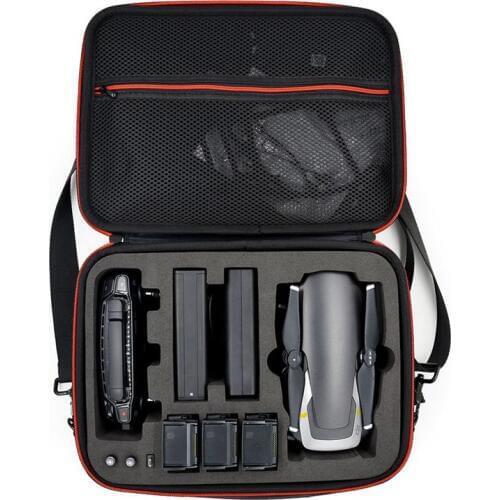 Waterproof Storage Bag Hardshell Handbag Case for Carrying DJI MAVIC Air Drone & 3 Batteries and Accessories Carry Bag With Str