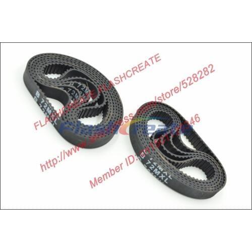 10pcs B72 MXL Timing Belt Teeth 72 Width 6.35mm Length 146.30mm B72MXL Rubber Closed-Loop Synchronous Belt