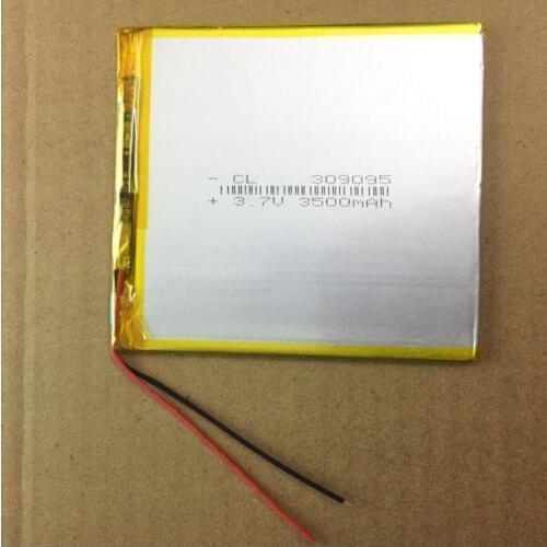 309095 3.7 V 3500mAh tablet battery brand tablet gm lithium polymer battery For e-book video MID pad DVD PDA 039095 309195