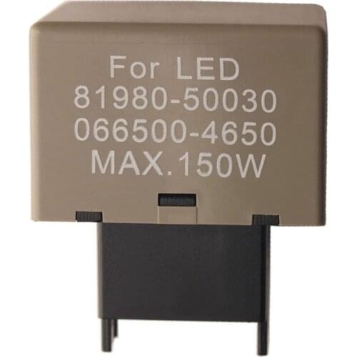 Car Accessories 8-Pin Electronic Flasher Relay for Toyota Lexus LED Bulb 81980-50030 066500-4650