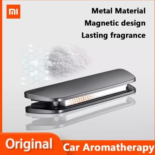 Xiaomi Baseus Metal Clip Paddle Car Holder Aromatherapy Car Air Incense Diffuser Eliminate Odor Solid Perfume Freshener Cleaner