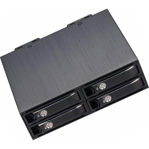 4-Bay HDD Hard Disk SSD Extraction Box Docking Station Drive Bay Hot Swap Mobile Holder for 7-15mm