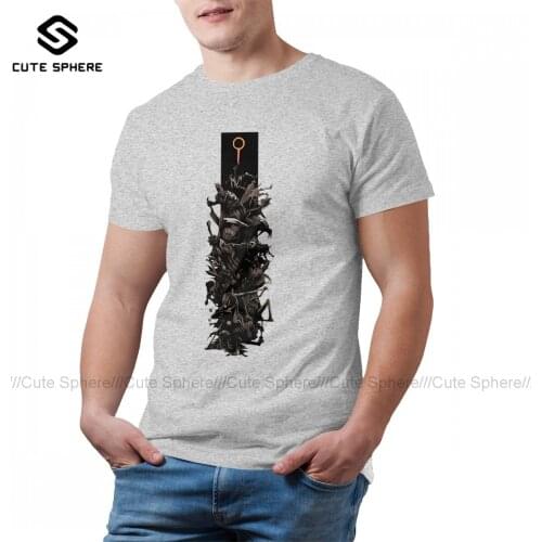 Bloodborne T Shirt Man Awesome 100 Cotton Printed Tee Shirt Short Sleeve Basic T-Shirt 3xl