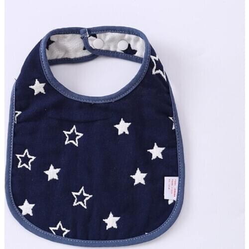 5pcs/set Newborn Baby Cartoon Pattern Cotton Bibs Infants Feeding Burp Cloths GXMB