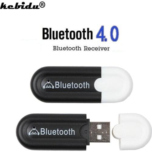 Kebidu Wireless Bluetooth 4.0 Music Audio Stereo Receiver 3.5mm A2DP Adapter Dongle A2DP 5V USB Wireless for Android/IOS PC