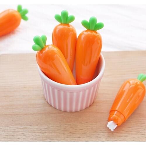 Cute Carrot Vegetable Correction Tape School supplies Office Supply Student Creative Stationery Kid Gift material escolar kawaii