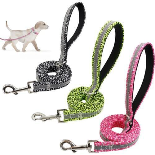 Nylon Dog Leash Lead Reflective Pet Walking Running Training Dog Leashes Rope For Small Medium Large Dogs Pet Supplies