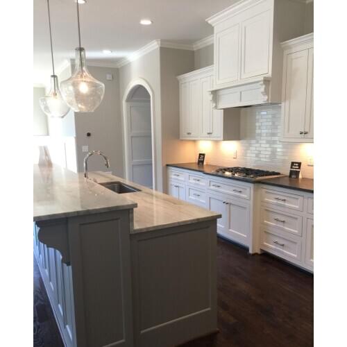 New Model American RTA Standard Luxury Shaker Style Solid Wood Kitchen Cabinet