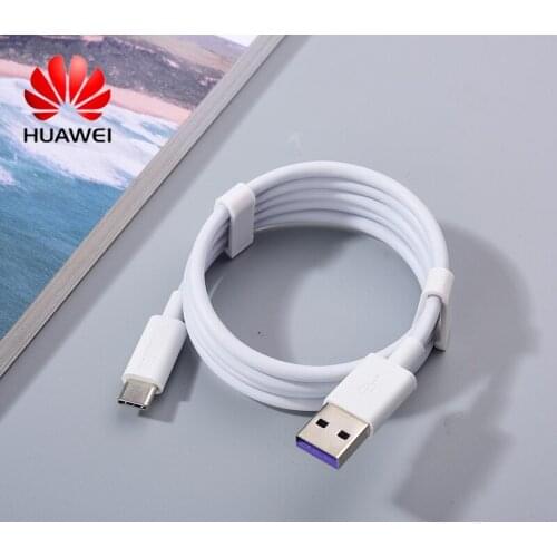 Original Huawei Super Charging Cable 5A For Huawei P40 P30 Pro P20 P10 Mate 40 30 20 Pro For Samsung Xiaomi 1M White Blcak Cable
