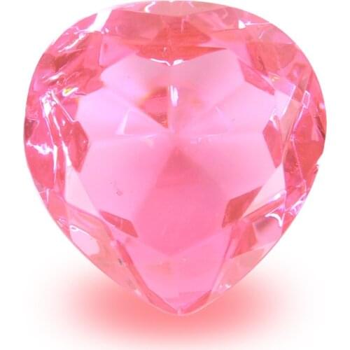 Big Heart Diamond Jewels Treasure Chest Crystal Gems Toys Props Wedding Decorations Rhinestone DIY Art Decoration Wedding Party