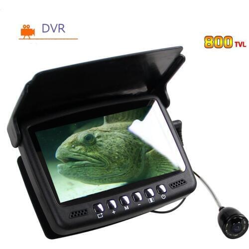 CR110-7HBS with DVR and 4.3'' Digital LCD Screen HD 1000 TVL Underwater Fishing Camera Ice Fishing Camera 15-30M cable