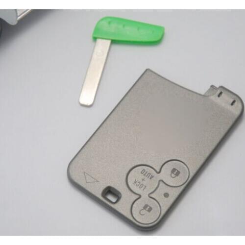 Replacement Key Case Fix For Renault Laguna 3 Buttons Smart Card Shell Remote Key Blanks With Key Blade