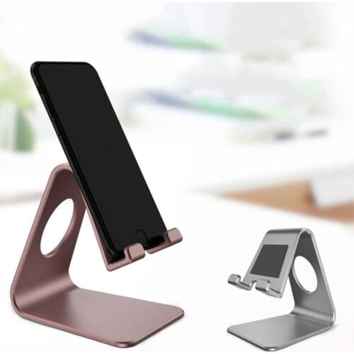 Universal Aluminium Tablet Stand Adjustable vertical Desk Holder For ipad Mobile phone clip Holder For Metal Tablets Stand