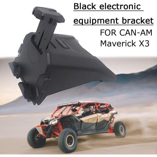 1X Electronic Device Holder With Integrated Storage For 2017-2018 Can Am Maverick X3