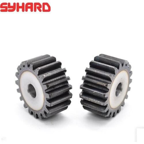 2pcs/lot Cylindrical Gear Spur Gear 2 Modulus 12-35 Teeth Straight Gear