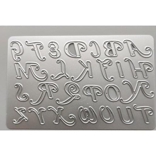 2021 Letter Metal Cutting Dies DIY Scrapbooking Paper Photo Album Crafts Mould Cards Embossing Mold Stencils for Decor