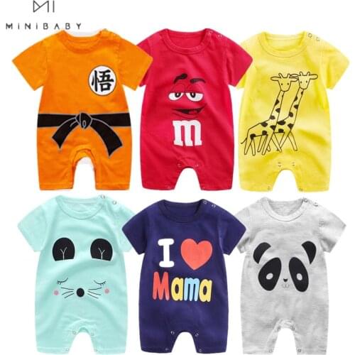 2021 brand summer baby girl clothes one-pieces jumpsuits baby clothing , cotton short romper infant girls clothes roupas menina