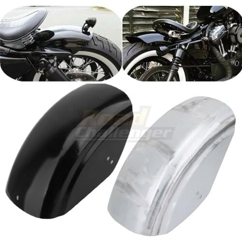 Motorcycle Black Unpainted Rear Mudguard Fender For Harley Sportster XL883 XL1200 Custom