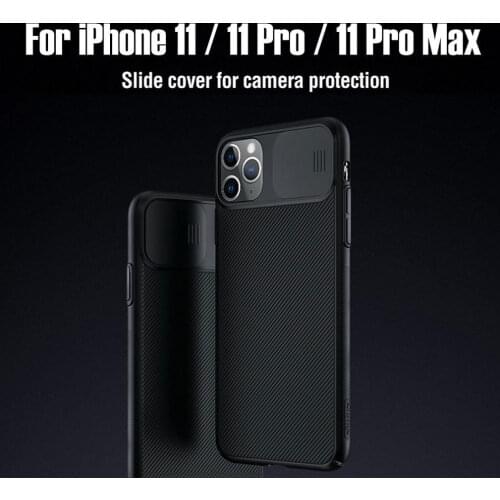 For iPhone 11 Pro Max Case NILLKIN CamShield Case protect camera PC Back cover for iPhone 11 Lens Protection back Case
