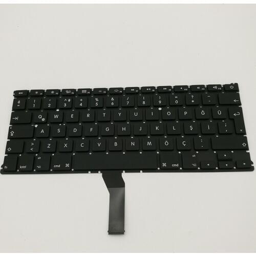 For Macbook Air 13" Replacement Keyboard A1369 A1466 Turkey Turkish Keyboard Q Version